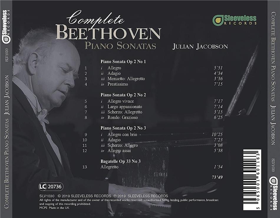 Klaviersonaten By Ludwig Van Beethoven 1770 1827 Julian Jacobson