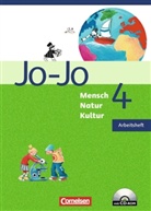 Michael Böttcher, Carin Braun, Gabriele Engels, Melanie Gröbmeyer, Hild Köster - Jo-Jo Mensch - Natur - Kultur, Grundschule Baden-Württemberg: 4. Schuljahr, Arbeitsheft m. CD-ROM