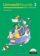 Katharina Bruntsch, Heike Dietrich, Inge Koch - Umweltfreunde, Neubearbeitung: Klasse 3, Arbeitsheft m. CD-ROM, Ausgabe Brandenburg