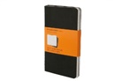 Moleskine - Moleskine Cahier A6, liniert, schwarz, 3er-Set