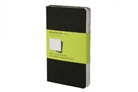 Moleskine - Moleskine Cahier A6, blanko, schwarz, 3er-Set