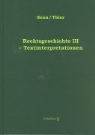 Marcel Senn, Senn Marcel, Andreas Thier, Thier Andreas - Rechtsgeschichte - Bd. 3: Rechtsgeschichte III - Textinterpretationen