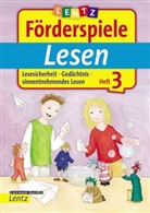 Förderspiele Lesen - Heft 3: Lesen. H.3