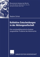 Stephan Schulz - Kollektive Entscheidungen in der Aktiengesellschaft