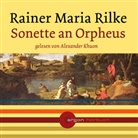 Rainer M. Rilke, Rainer Maria Rilke, Alexander Khuon - Sonette an Orpheus, 1 Audio-CD (Hörbuch)