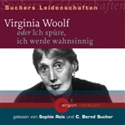 C. Bernd Sucher, Sophie Rois, C. Bernd Sucher - Virginia Woolf oder Ich spüre, ich werde wahnsinnig, 1 Audio-CD (Audiolibro)