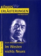 Erich M Remarque, Erich M. Remarque - Erich M. Remarque 'Im Westen nichts Neues'