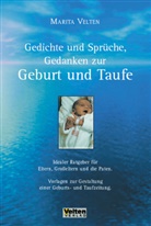 Marita Velten - Gedichte und Sprüche, Gedanken zur Geburt und Taufe
