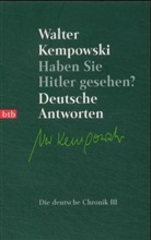 Walter Kempowski - Haben Sie Hitler gesehen?
