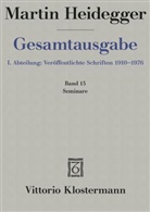 Martin Heidegger, Curd Ochwadt - Gesamtausgabe - 15: Seminare