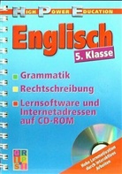 Jürgen Dannhauer - Englisch 5. Klasse, Grammatik, Rechtschreibung, m. CD-ROM