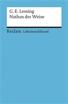 Gotthold E. Lessing, Gotthold Ephraim Lessing, Theodor Pelster - Lektüreschlüssel Gotthold Ephraim Lessing 'Nathan der Weise'