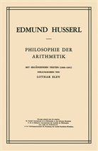 L Eley, L. Eley, Lothar Eley, Edmun Husserl, Edmund Husserl - Philosophie der Arithmetik