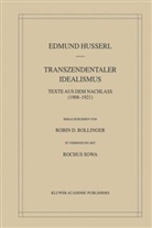 Edmund Husserl, Robi D Rollinger, Robin D Rollinger, Robin D. Rollinger - Transzendentaler Idealismus