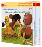 Ingeborg Feustel, Friedgard Kurze, Günter Puppe, Günther Schiffel, Heinz Schröder - Geschichten mit Pittiplatsch, Schnatterinchen und Moppi "Ach du meine Nase!" Abenteuer im Märchenwald (Audio book)