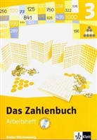 Eric Ch Wittmann, Gerhard N. Müller, N Müller, Erich Chr. Wittmann - Das Zahlenbuch, Ausgabe Baden-Württemberg, Neubearbeitung: 3. Schuljahr, Arbeitsheft m. CD-ROM