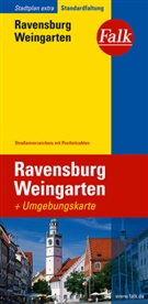 Falk Pläne: Falk Stadtplan Extra Ravensburg, Weingarten 1:17.500