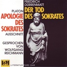 Friedrich Dürrenmatt, Platon, Wolfgang Reichmann - Der Tod des Sokrates. Apologie des Sokrates, Ausschnitt, 1 Audio-CD (Hörbuch)