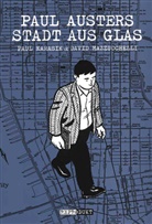 Auste, Pau Auster, Paul Auster, Karasi, Pau Karasik, Paul Karasik... - Paul Austers Stadt aus Glas