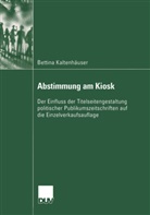 Bettina Kaltenhäuser - Abstimmung am Kiosk