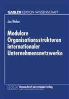Jan Weber - Modulare Organisationsstrukturen internationaler Unternehmensnetzwerke