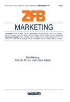 Hors Albach, Horst Albach - ZfB (Zeitschrift für Betriebswirtschaft) Special Issue - 1997/1: Marketing