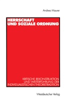 Andrea Maurer - Herrschaft und soziale Ordnung