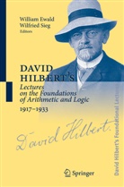 William Bragg Ewald, David Hilbert, Ulrich Majer, Wilfried Seig, William Ewald, Michael Hallett... - David Hilbert's Lectures on the Foundations of Mathematics and Physics - 3: David Hilbert's Lectures on the Foundations of Arithmetic and Logic, 1917-1933