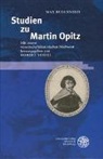Wolfgang Adam, Max Rubensohn, Rober Seidel, Robert Seidel - Studien zu Martin Opitz