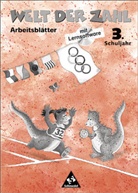 Kurt Hönisch, Hans-Dieter Rinkens - Die Welt der Zahl, Ausgabe Grundschule Hessen, Rheinland-Pfalz und Saarland, bisherige Ausgabe: 3. Schuljahr, Arbeitsblätter m. CD-ROM, DM u. EURO