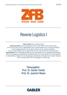 Günter Fandel, Reese, Joachim Reese - Zeitschrift für Betriebswirtschaft - Ergänzungsheft - Heft 2005/3: Reverse Logistics I. Tl.1