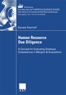Daniela Peterhoff - Human Resource Due Diligence
