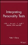 Craig, Rj Craig, Robert J Craig, Robert J. Craig, CRAIG ROBERT J, Craig Robert J. - Interpreting Personality Tests