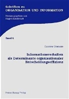 Carsten Cramme - Informationsverhalten als Determinante organisationaler Entscheidungseffizienz