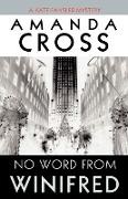 Amanda Cross - No Word from Winifred - Kate Fansler