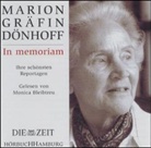 Marion Dönhoff, Marion Gräfin Dönhoff, Monika Bleibtreu - In memoriam, 1 Audio-CD (Audio book)