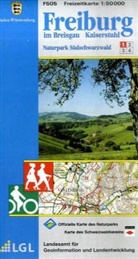 Landesamt für Geoinformation und Landentwicklung B, Landesam für Geoinformation und Landentwi, Landesamt für Geoinformation und Landentwi - Topographische Freizeitkarten Baden-Württemberg - Bl.505: Topographische Freizeitkarte Baden-Württemberg Freiburg im Breisgau, Kaiserstuhl