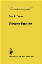 P L Duren, P. L. Duren - Univalent Functions