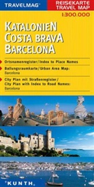Travelmag Reisekarten: Catalogne ; Costa Brava