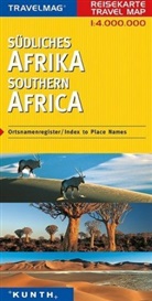 KUNTH Verlag, KUNT Verlag - Travelmag Reisekarten: Afrique du Sud