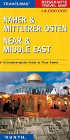 KUNTH Verlag - Travelmag Reisekarten: Proche et Moyen-Orient
