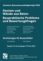 Raine Oswald, Rainer Oswald - Aachener Bausachverständigentage - 2002: Aachener Bausachverständigentage 2002