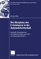 Jürgen Betz - Die Akzeptanz des E-Commerce in der Automobilwirtschaft