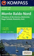 Kompass Karten: Kompass Karte Monte Baldo Nord