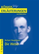 Gerhart Hauptmann, Bernhardt Rüdiger - Gerhart Hauptmann 'Die Weber'