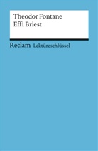 Theodor Fontane, Theodor Pelster - Lektüreschlüssel Theodor Fontane 'Effi Briest'
