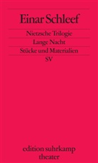 Einar Schleef - Nietzsche Trilogie. Lange Nacht