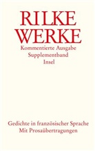 Manfred Engel, Rainer M. Rilke, Rainer Maria Rilke, Manfre Engel, Manfred Engel, Ulrich Fülleborn... - Werke - Supplementband: Supplementband
