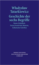 Wadysaw Tatarkiewicz, Wladyslaw Tatarkiewicz, Władysław Tatarkiewicz - Geschichte der sechs Begriffe