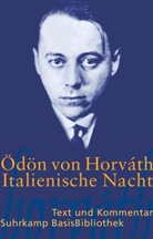 Ödön von Horvath, Ödön Horváth, Ödön von Horváth, Ödön von                      10000001763 Horváth, Ödön von Horvàth - Italienische Nacht